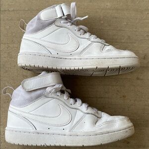Nike Girl’s White High-Top Sneakers